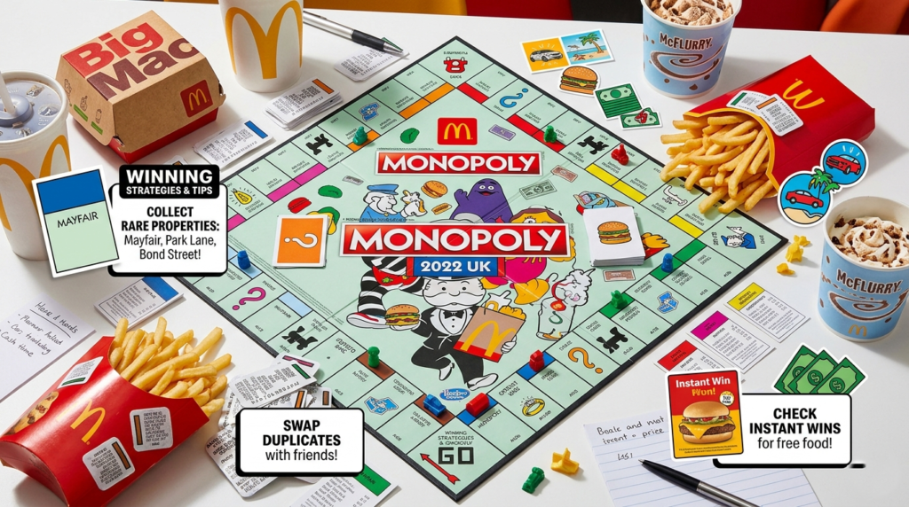 McDonald's Monopoly UK tips