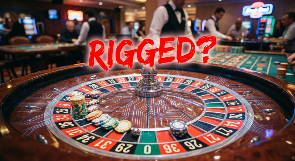 rigged roulette wheels