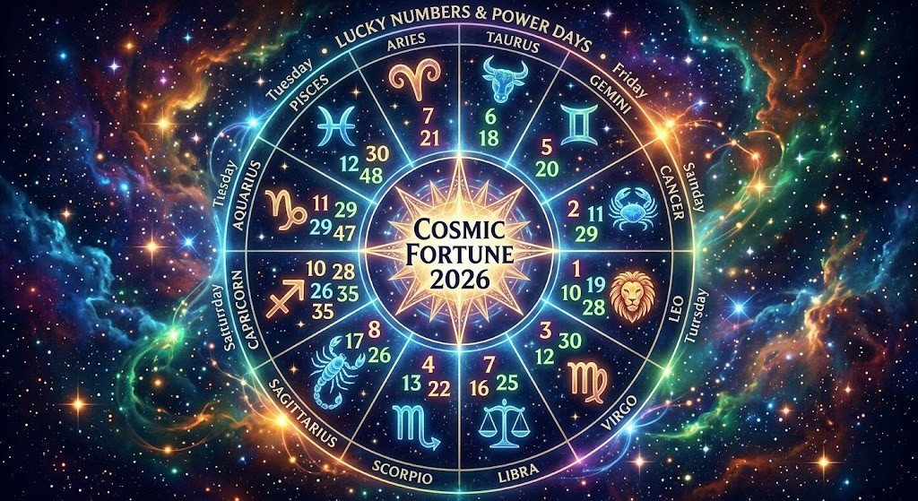 lucky number zodiac signs